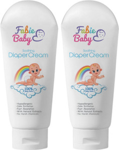 Dinapur Rashed Fabie Baby Baby Soothing Natural Diaper Rashes Cream 100 Ml, (Pack of 2 ...