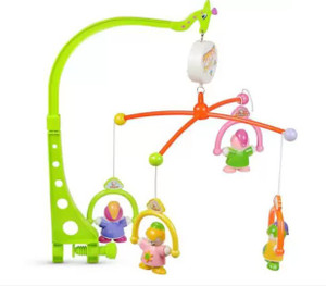 Zest4u Rotating Zoo Musical & Light Rattle Cot Mobile for Cradle and ...