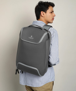 CARLTON LONDON Unisex Bag with rain cover Office/School/College ...