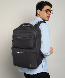 CARLTON LONDON HECTOR Unisex Bag with rain cover Office/School/College ...