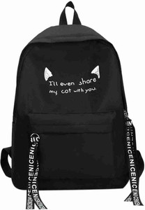 ASLIZARD BLACK BACKPACK 15 L No Laptop Backpack Price in India - Buy ...