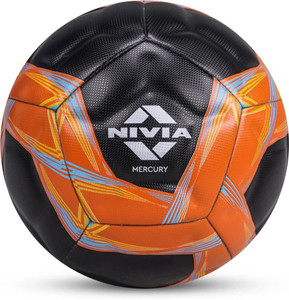 Nivia Design NIVIA Mercury, 12 Panel Design, PU Leather, Power Stitched, Soccer ...