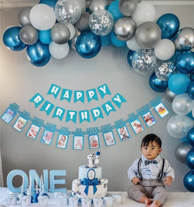 Flipkart.com | ZIP ZOOP Solid Birthday Decoration Items Pack 60 Balloon ...