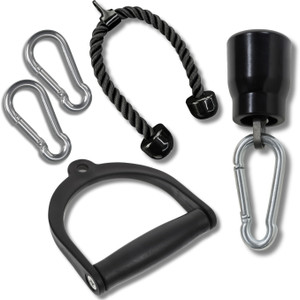 INSP Cable Machine Gym Cable Attachment Combo, Lat Pulldown Bar Gym ...