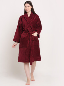 CREEVA Wine Large Bath Robe - Buy CREEVA Wine Large Bath Robe Online at ...