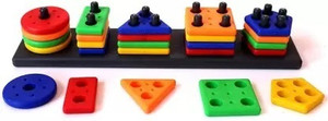Intellectual Blocks xelix Intellectual Smart Activity Fun and Learning Geometrics Game for ...