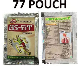 Quickbits 77 sachet As-Fit Powder is An Ayurvedic Powder For Asthma ...