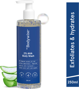 Be Bodywise 2% AHA BHA Exfoliating Body Wash | 1% Glycolic Acid, 1% ...