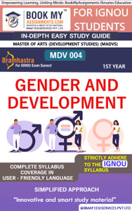 IGNOU MDV 4 Gender and Development Study Material (In Depth Guide) For ...