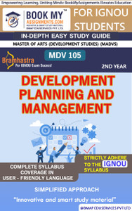 IGNOU MDV 105 Development Planning and Management In Depth Guide For ...