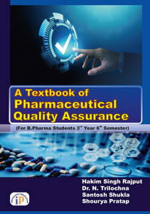A Textbook Of Pharmaceutical Quality Assurance For B Pharma Students