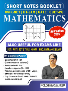 SHORT NOTES BOOKLET CSIR-NET| IIT-JAM| GATE| CUET_PG MATHEMATICS ...
