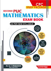 Puce Math SECOND PUC MATHEMATICS EXAM BOOK (As per New syllabus): Buy SECOND PUC ...