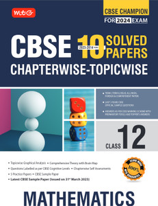 Mtg Cbse 10 Years Chapterwise Topicwise Solved Papers Class 12 Mathematics Book Cbse Champion Mtg Cbse 10 Years Chapterwise Topicwise Solved Papers Class 12 Mathematics Book Cbse Champion