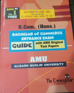 The Conceptum B.COM(Hons) Guide For AMU Entrance Exam with AMU original ...