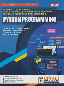 PYTHON PROGRAMMING - DBATU (Second Year SY B.Tech Semester 4 ...