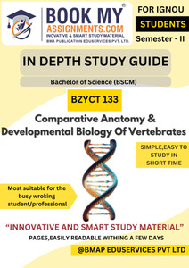 IGNOU BSCM BZYCT 133 Study Guide | Comparative Anatomy and ...