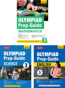 Mtg Olympiad Prep Guide Class 3 Mathematics Science English Set Of