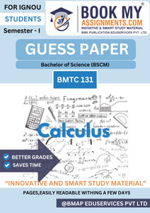 IGNOU BMTC 131 Calculus Exam Preparation Book for Bachelor of Science ...