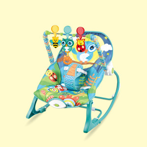 Safe-o-kid Baby Rocker Chair with Battery ,Safety Harness,Toy Bar,Music ...