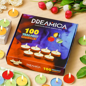 Multipack Candles CW Dreamica Pack Of 100 , Long-Burning Multi Tealight Candles Candle ...