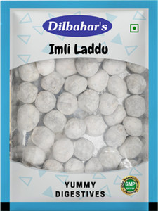 Dilbahar Big Imli Laddu (Ram Laddu )500g Tamarind, Pepper, Dry Mango ...