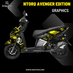 Scooter Modify Sticker Grayfixx Sticker & Decal for Scooter Price in India - Buy Grayfixx ...