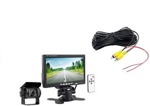 Cave 7 Inch Bluetooth Rear View LED Monitor 24 watt Dashboard Screen ...