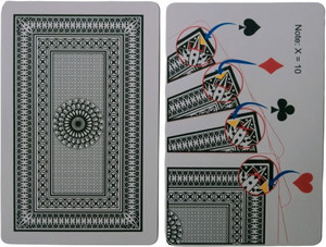 Cheating Deck R.s.Magic Tricks 555 Mvision Marked Deck Cheating playing cards with ...