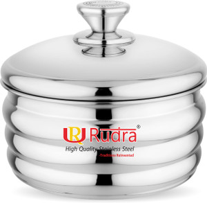 Rudra SS Krystal Serving Casserole|Stainless Steel Lid|PUF Insulated ...