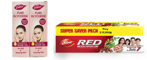 Dabur Pure Glycerine & Red Toothpaste Price in India - Buy Dabur Pure ...