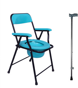 Commode Stool Radiant RADIANT TRADERS Green Bucket Karma Commode Chair With Lid & Walking ...