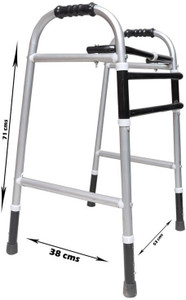 RELIES STORE Height Adjustment Adult Walker With Urine Pot & Stick ...