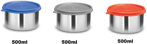 MILTON Steel, Plastic Utility Container - 500 ml, 500 ml, 500 ml Price ...