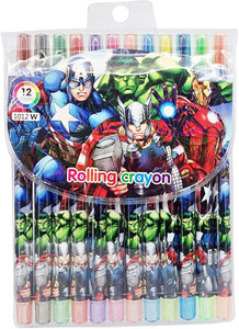 Simreen Flipkart.com | simreen Avengers Themed Rolling Crayons For Kids, Set Of ...