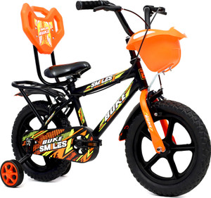 AVON SMILES 14T Kids Cycle with Tranining Wheels for Boys & Girls for 2 ...