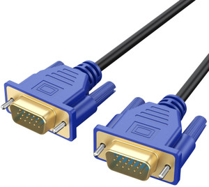75 FT Gold Plated VGA HD15 M/M Cable – Male To Male For LCD LED Monitor, SVGA Compatible