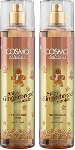 COSMO Delicious Spicy Gingerbread Cookie Body Mist 250ml x 2 - Warm ...