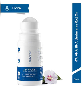 Be Bodywise 4% AHA BHA Underarm Roll On | Reduces Pigmentation & Odour ...