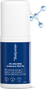 Be Bodywise 4% AHA BHA Underarm Roll On for Women | Fights Dark ...