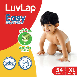 LuvLap Easy Diaper Pants, XL, Pack of 54, for babies upto 12-17Kg, Pant ...