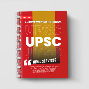 SKILLSET Upsc Answer Sheet- Upsc Answer Writing Copy Combo-Notebook A4 ...