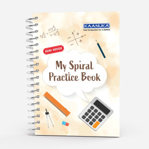 Kaanuka Long Size Semi Rough Spiral Notebook for School and College ...