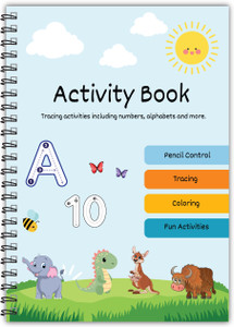 Timewise Book TimeWise Activity Book for Kids Pattern Writing ,Tracing, Coloring 65 ...