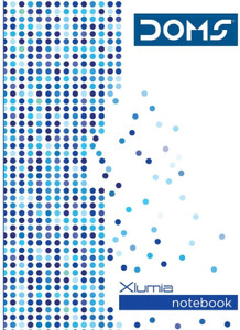 DOMS Xlumia Single Line Case Bound 24x18cm Book-size Notebook Ruled 192 ...