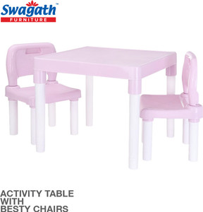swagath furniture Activity Table For Kids Plastic 2 Seater Dining Set ...