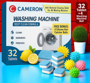 Cameron Machine Drum Tablets with 4 Active Cleaning Balls Dishwashing ...