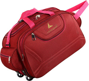 LexCorp (Expandable) Duffel With Wheels Waterproof Lightweight With Two ...