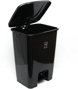 KKR INDUSTRIES RECTANGULAR PLASTIC PEDAL BIN 30 LITRES Plastic Dustbin ...