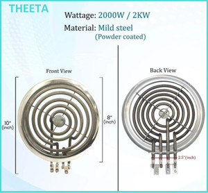 THEETA G-COIL ( LONG LIFE ) Heating Element 1000/2000 Watt & Hot Plate ...